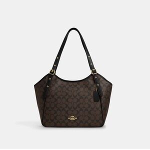Coach meadow Brown Signature Tote Bag